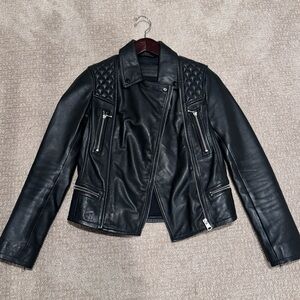 All saints Kelham Biker Leather Jacket